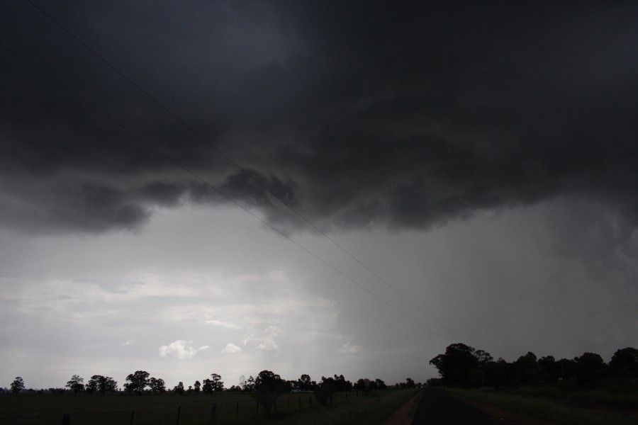 cumulonimbus thunderstorm_base : near Gilgandra, NSW   11 October 2008