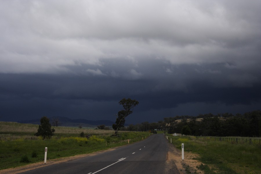 cumulonimbus thunderstorm_base : N of Merriwa, NSW   14 October 2008