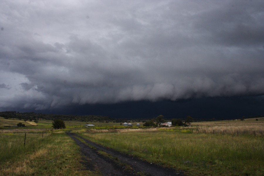 cumulonimbus thunderstorm_base : W of Gunnedah, NSW   14 October 2008