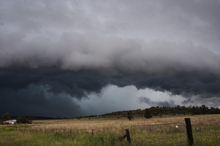 raincascade precipitation_cascade : W of Gunnedah, NSW   14 October 2008