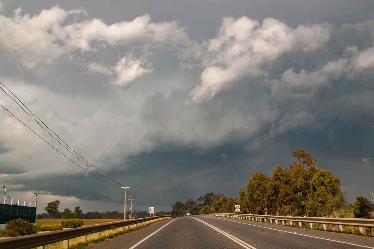 cumulonimbus thunderstorm_base : Grafton, NSW   21 October 2008