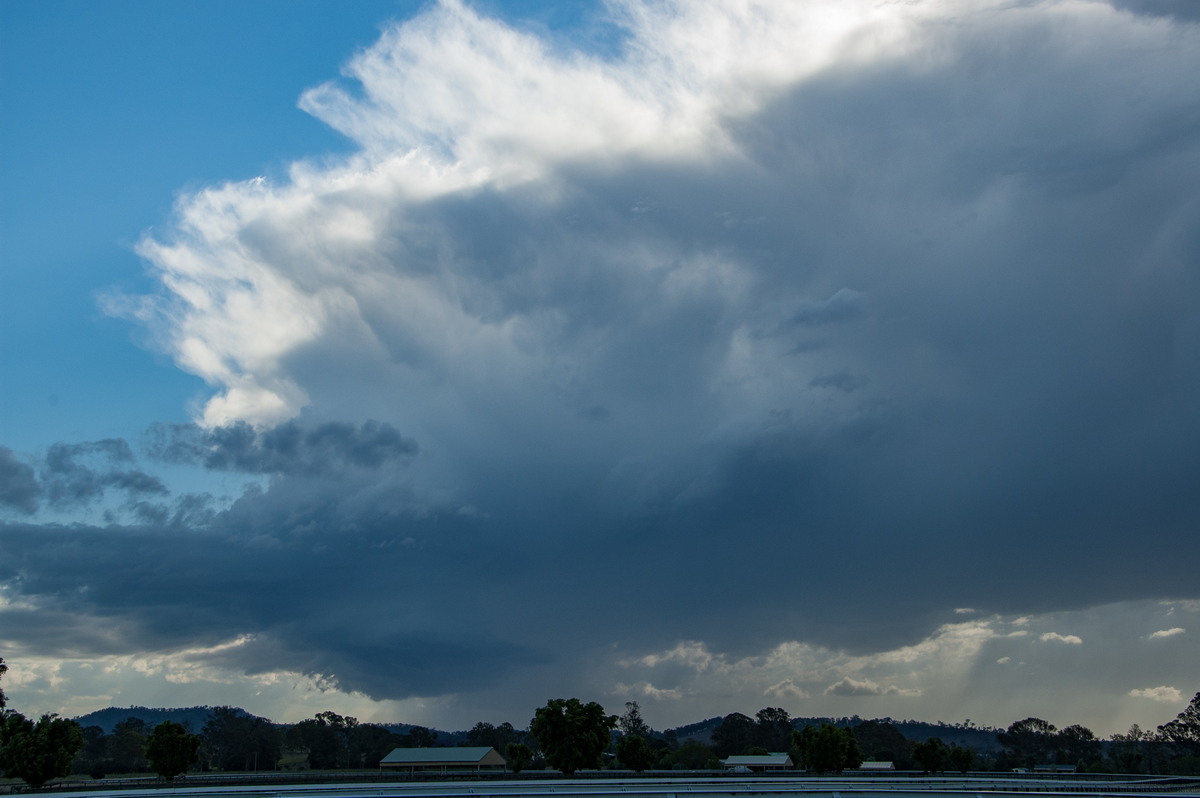 thunderstorm cumulonimbus_incus : near Canungra, QLD   25 October 2008