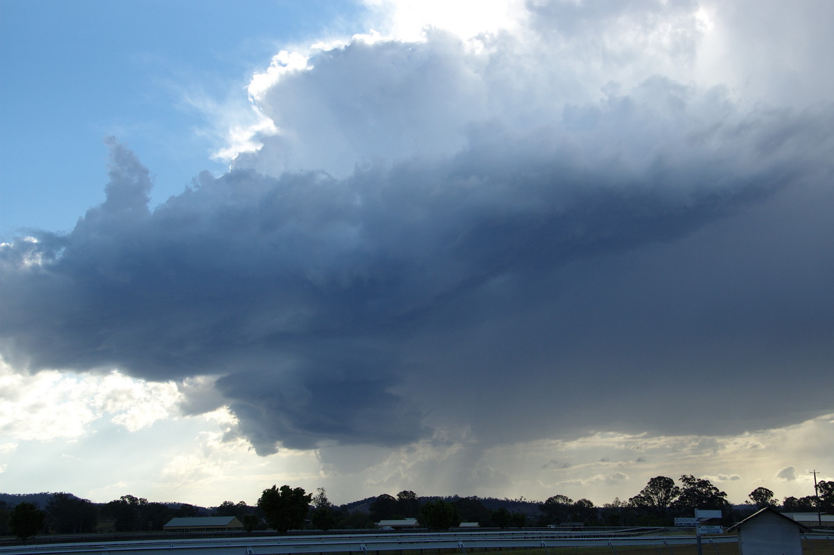 thunderstorm cumulonimbus_incus : near Canungra, QLD   25 October 2008