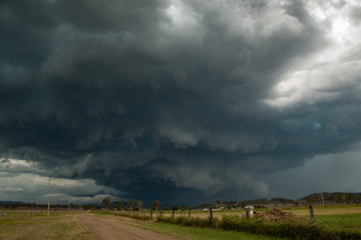 cumulonimbus thunderstorm_base : Beaudesert, QLD   16 November 2008