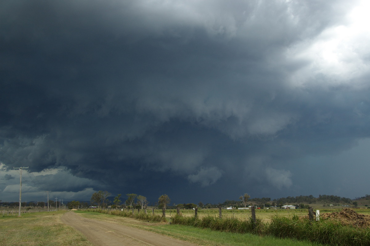 wallcloud thunderstorm_wall_cloud : Beaudesert, QLD   16 November 2008