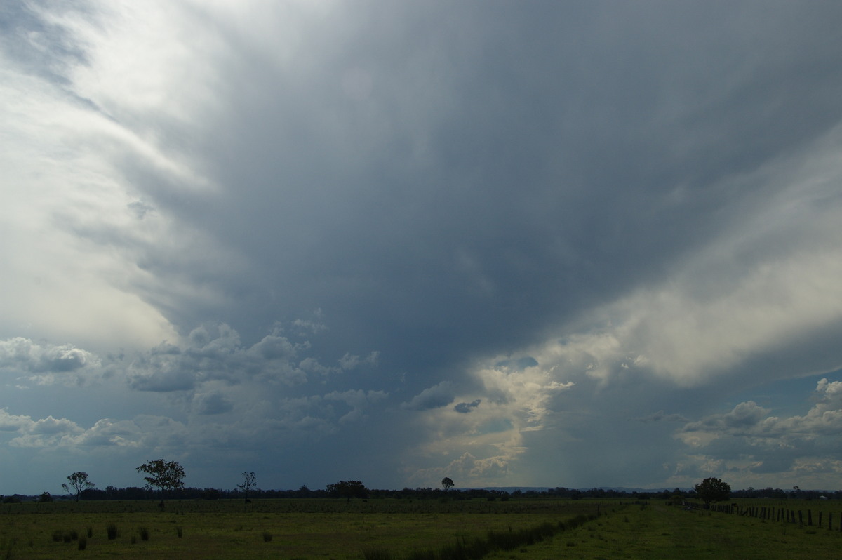 anvil thunderstorm_anvils : McKees Hill, NSW   18 December 2008