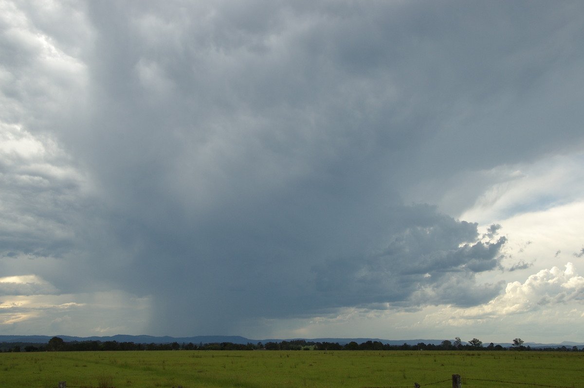 cumulonimbus thunderstorm_base : N of Casino, NSW   18 December 2008