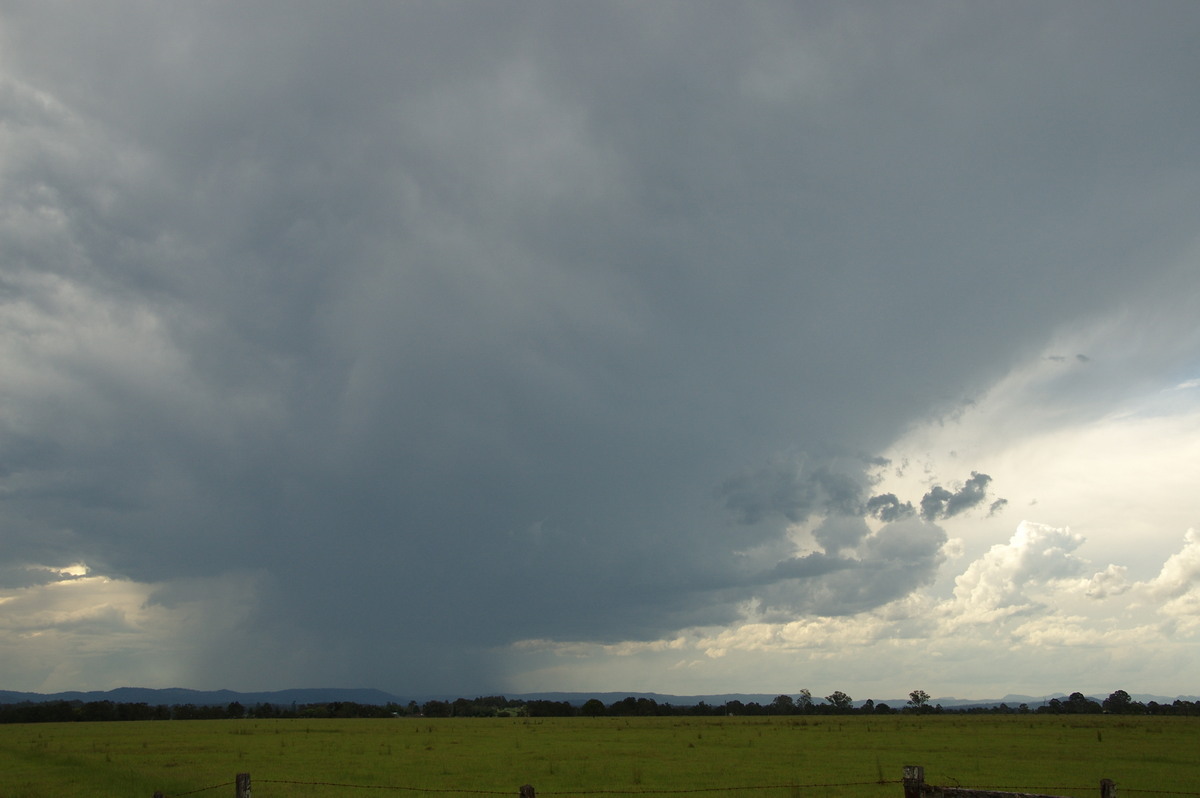 cumulonimbus thunderstorm_base : N of Casino, NSW   18 December 2008