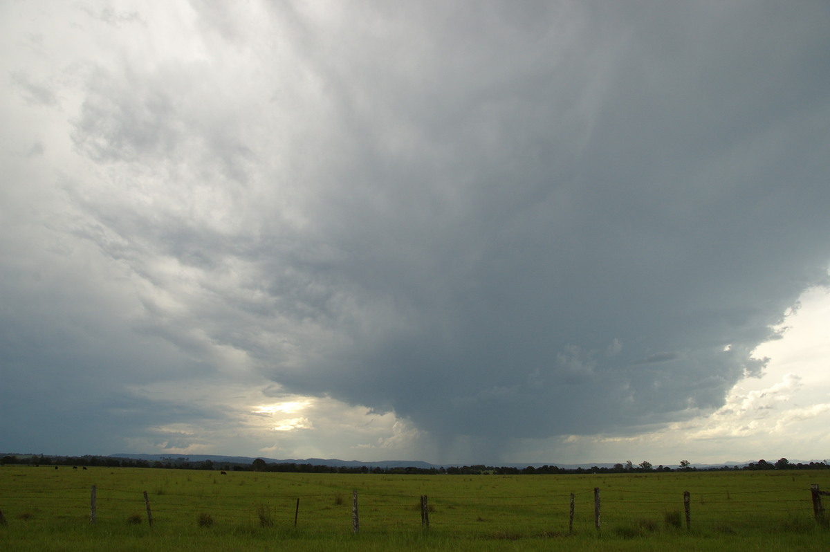 cumulonimbus thunderstorm_base : N of Casino, NSW   18 December 2008