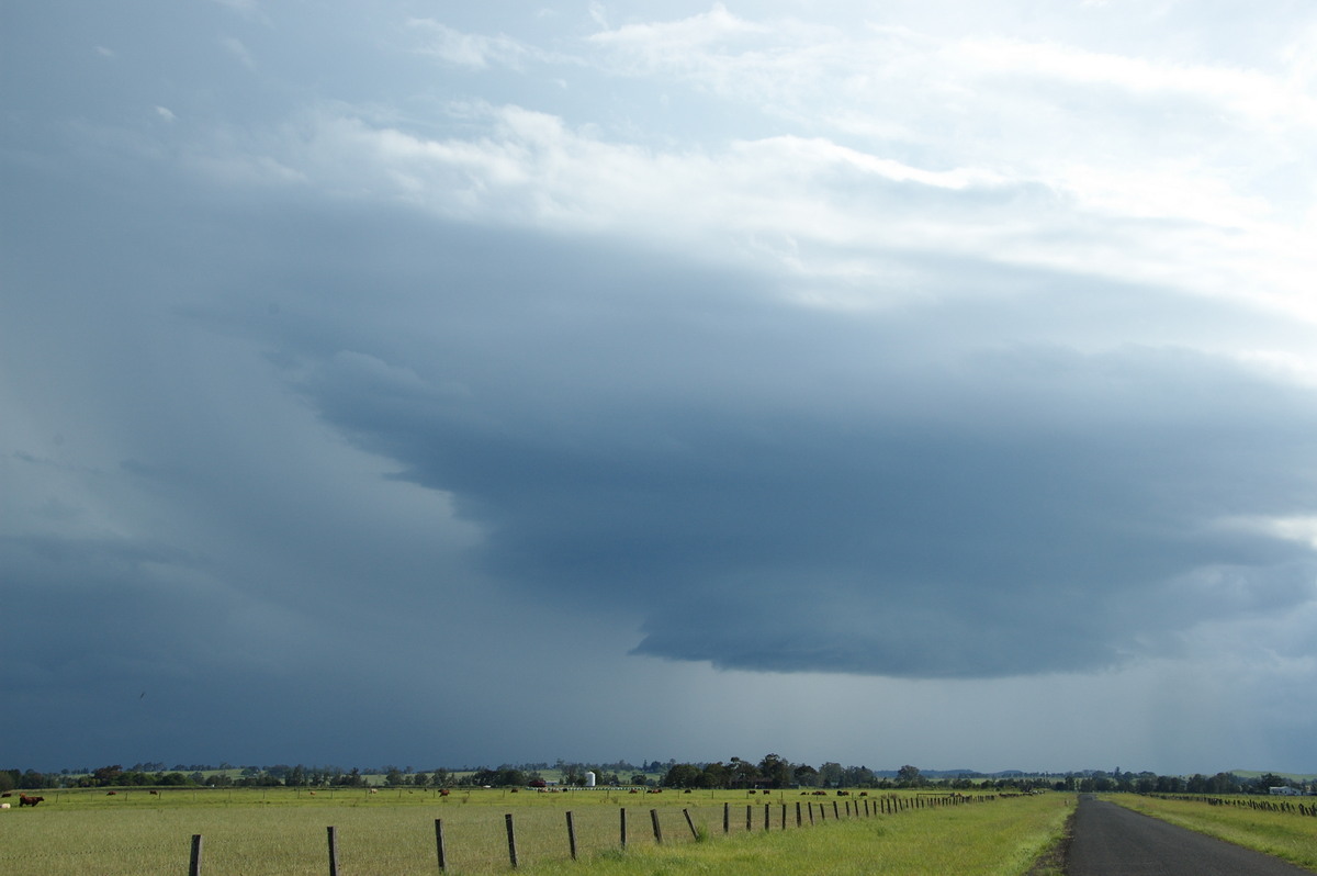 cumulonimbus thunderstorm_base : N of Casino, NSW   24 December 2008