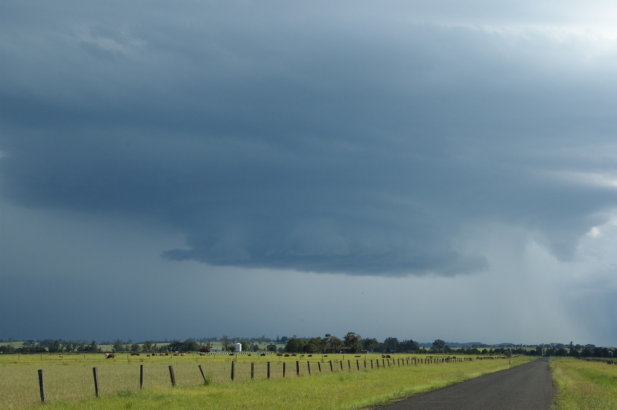 cumulonimbus thunderstorm_base : N of Casino, NSW   24 December 2008