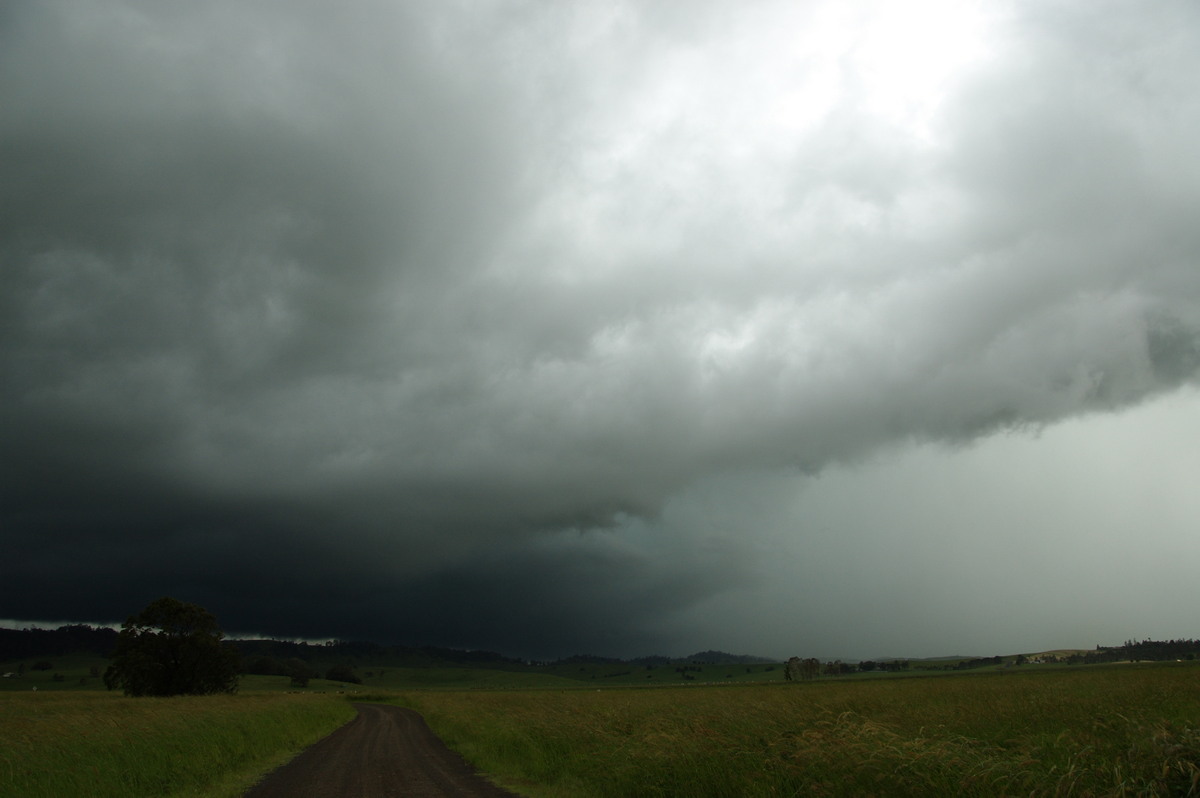 cumulonimbus thunderstorm_base : N of Casino, NSW   24 December 2008