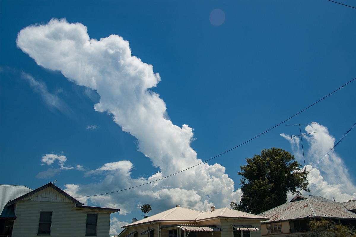 anvil thunderstorm_anvils : Lismore, NSW   30 December 2008