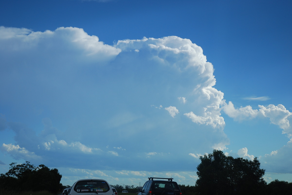 thunderstorm cumulonimbus_incus : Sunshine Coast, QLD   30 December 2008