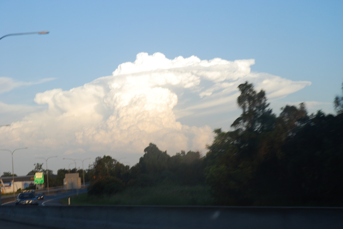 thunderstorm cumulonimbus_incus : Brisbane, QLD   30 December 2008