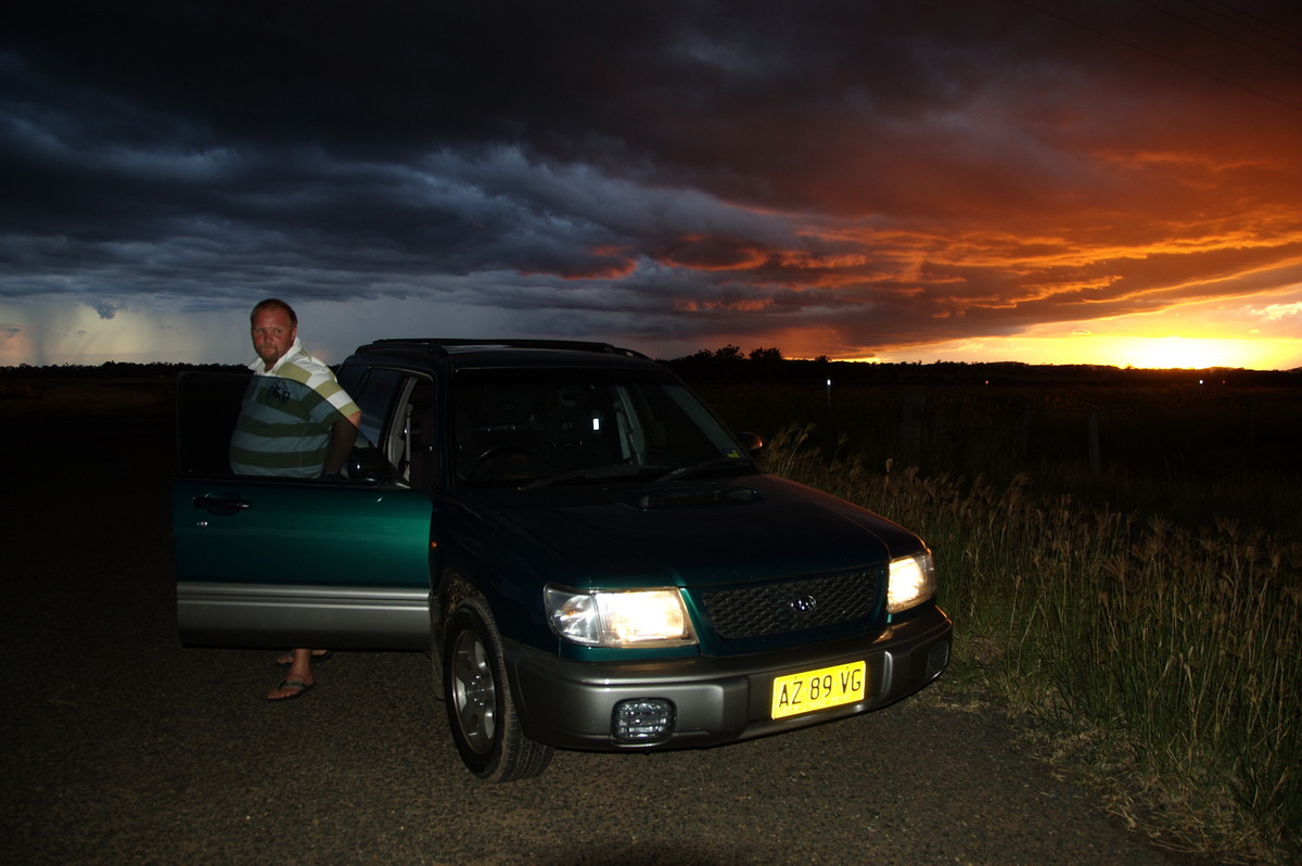 sunset sunset_pictures : near Killarney, QLD   24 January 2009