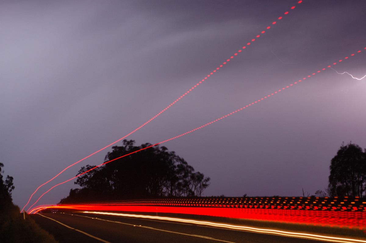 lightning lightning_bolts : W of Warwick, QLD   24 January 2009