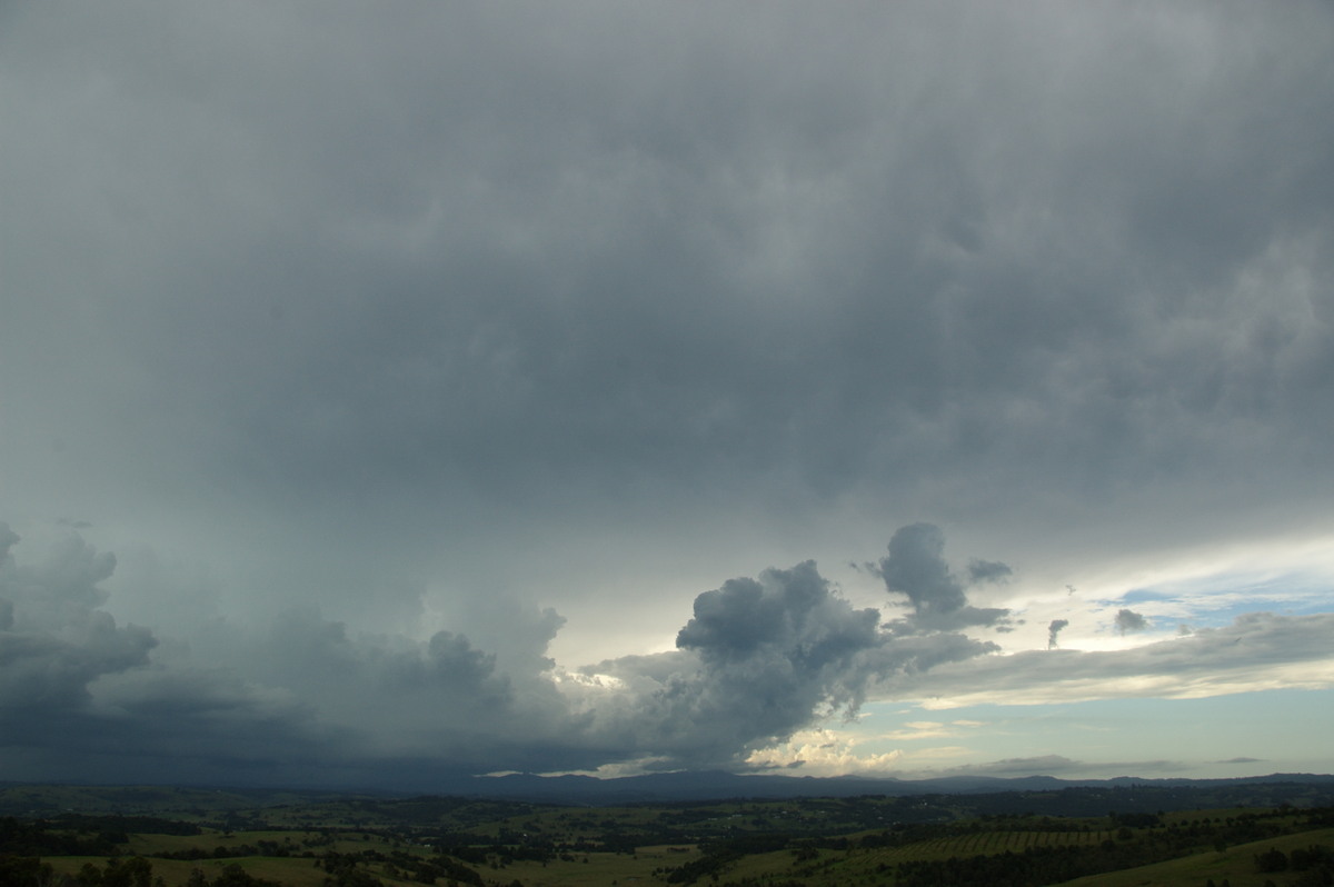 cumulonimbus thunderstorm_base : McLeans Ridges, NSW   19 February 2009