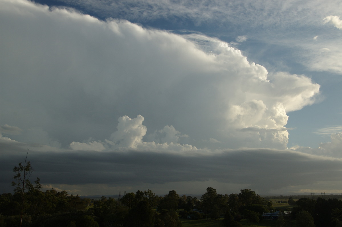 thunderstorm cumulonimbus_incus : Junction Hill, NSW   15 March 2009