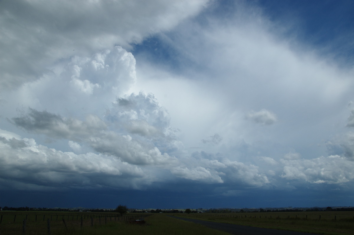 thunderstorm cumulonimbus_incus : N of Casino, NSW   16 March 2009