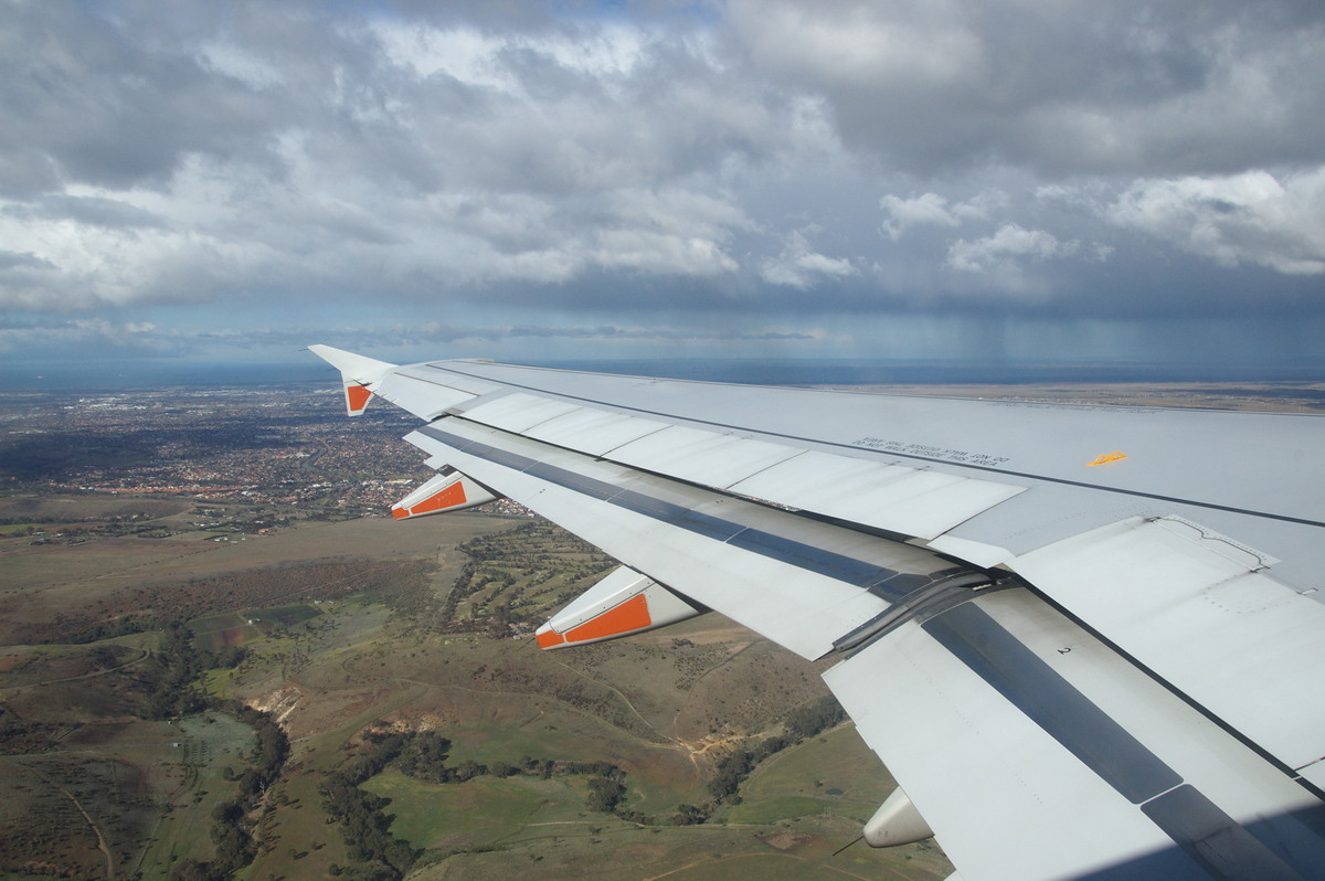 cloudsflying clouds_taken_from_plane : VIC   24 August 2009