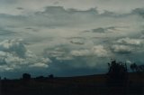 fresh updraught at the rear of the cumulonimbus 1:40pm S of Uralla