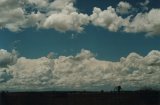 distant cumulonimbus with some crisp tops 1:40pm S of Uralla