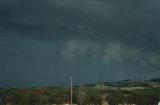 base structure with hail curtain 6:08pm 30km W of Glen Innes